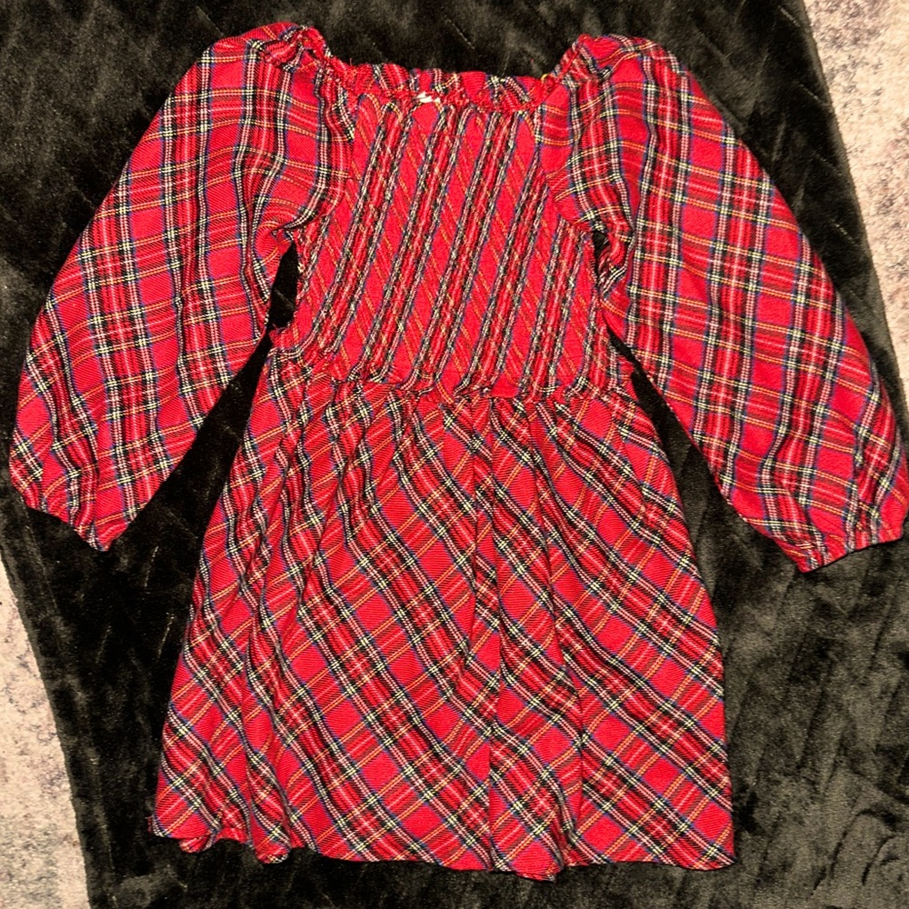 Rare Editions Girls Size 4 Christmas Plaid Dress
